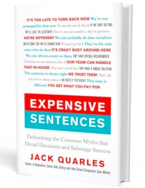 Book Cover Expensive Sentences by Jack Quarles